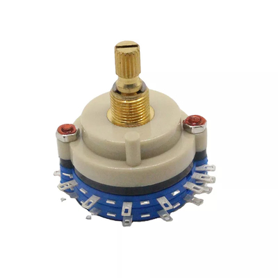 CE 0.8mm συνεχής περιστροφικός διακόπτης 0.5A 4 Πολωνός 2 θέση περιστροφική