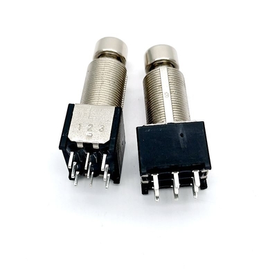 CE 17.1mm εναλλασσόμενο ρεύμα 6A 9 καρφίτσα Footswitch κιθάρων 125V πενταλιών ποδιών