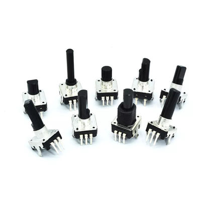 ποιότητας  Peaker Audio Ec12 Rotary Encoder With Push Button 10ohm Threaded Bushing εργοστάσιο