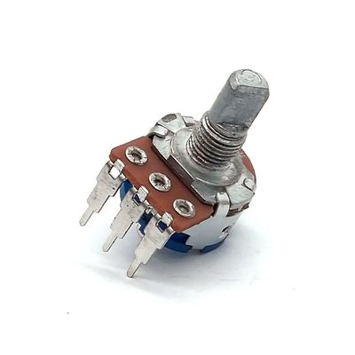 ποιότητας  150V AC 500k Potentiometer With Switch 15mm 3 Position Mixer Console εργοστάσιο
