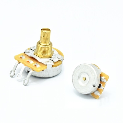 Άσπρο ποτενσιόμετρο δοχείων 0.125w B100k κιθάρων 10000ohm ηλεκτρικό