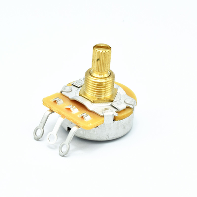 Άσπρο ποτενσιόμετρο δοχείων 0.125w B100k κιθάρων 10000ohm ηλεκτρικό
