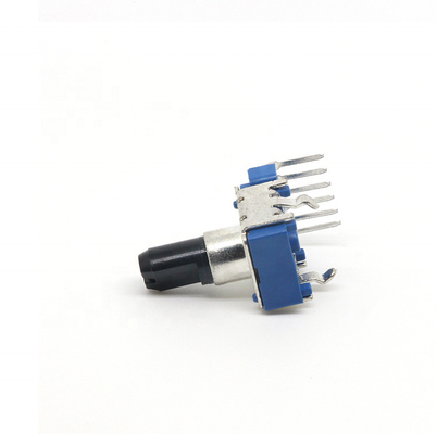 CE 11mm 6 περιστροφικό δοχείο ενισχυτών B100k ποτενσιόμετρων καρφιτσών διπλό