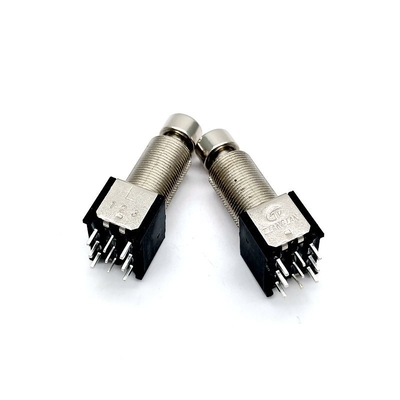 CE 17.1mm εναλλασσόμενο ρεύμα 6A 9 καρφίτσα Footswitch κιθάρων 125V πενταλιών ποδιών