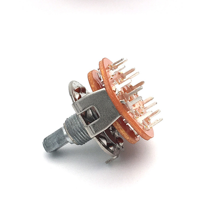 DC500V 2 Πολωνός 6 περιστροφικός διακόπτης 100ohm Cts 5 θέσης τρόπος