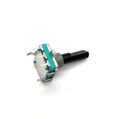 Μαύρος EC16 πλαστικός άξονας κουμπιών DC250V κωδικοποιητών διακοπτών περιστροφικός