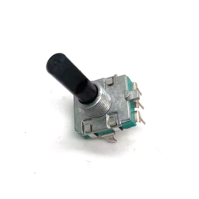 Μαύρος EC16 πλαστικός άξονας κουμπιών DC250V κωδικοποιητών διακοπτών περιστροφικός