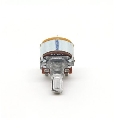 διπλός 0.5A 25ohm B100k συνεχής περιστροφικός διακόπτης ποτενσιόμετρων