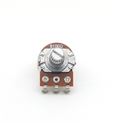 διπλός 0.5A 25ohm B100k συνεχής περιστροφικός διακόπτης ποτενσιόμετρων