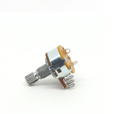 διπλός 0.5A 25ohm B100k συνεχής περιστροφικός διακόπτης ποτενσιόμετρων
