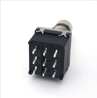 SF17 10000 διακόπτης 9 πόδι 100ohm κύκλων 2pdt κουμπιών ώθησης καρφιτσών